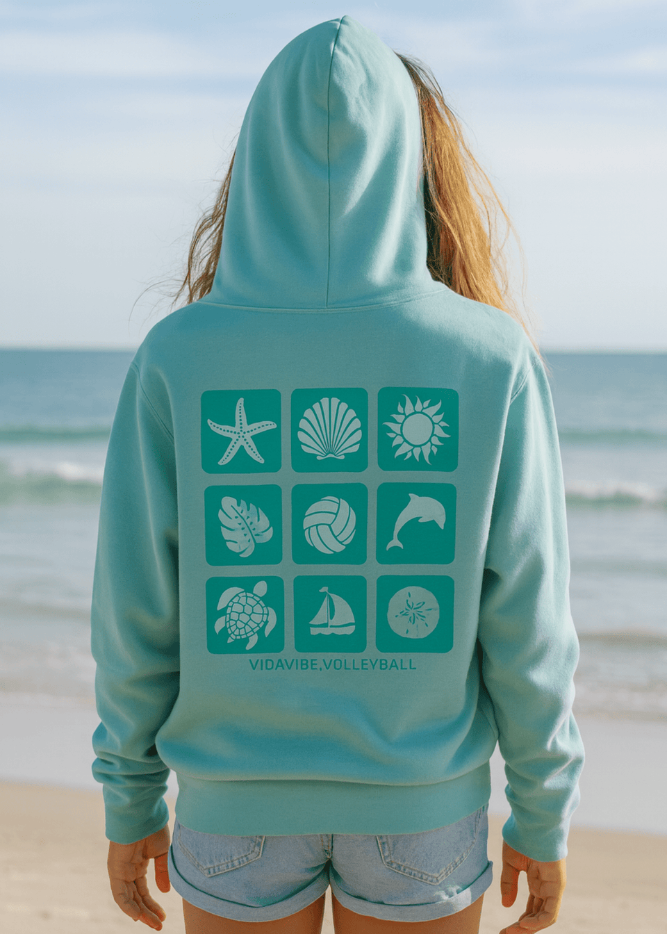 Coastal Volleyball Vibes Sweatshirt